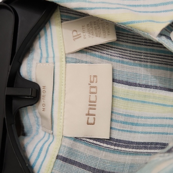 100% Linen Chicos No Iron Medium Lagenlook Beach Contemporary Travel - Picture 3 of 11